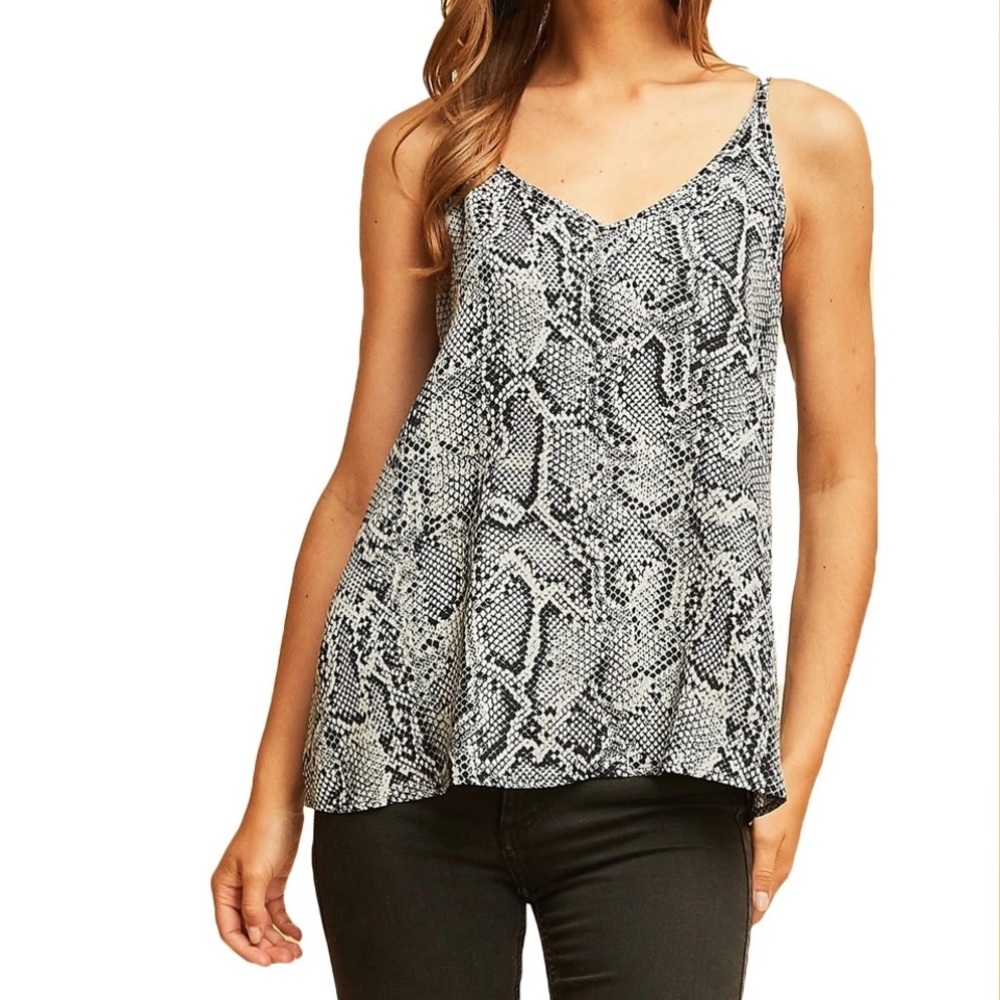 S Python Camisole Cami Snakeskin Animal Print sm